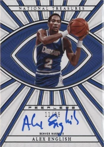 2022-23 Panini National Treasures - Alex English #PLS-AXE