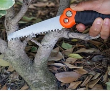 Mini Pruning Saw 10.5" Overall Length Blade Folding Camping Emergency Wood Knife