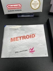 Metroid | Nintendo NES | OVP mit Anleitung | PAL B- MT-NOE | TOP