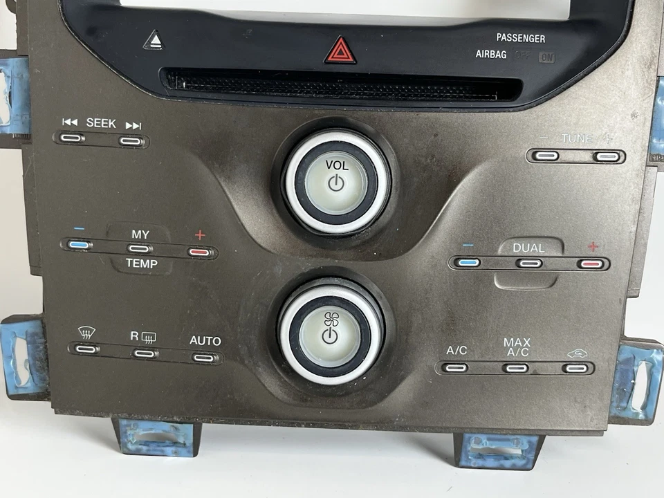 Ford Edge 2013 radio control de clima climatización bisel de climatización panel de moldura DT4T-18A802-BB fabricante original Foto 2 de 4