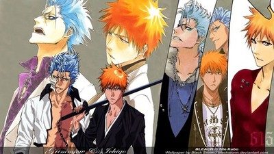 Espada Grimmjow Jeagerjaques Kurosaki Ichigo Stitched Anime Playmat Desk Mat