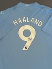 Erling Haaland Signed Manchester City Pro Style Soccer Jersey COA