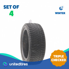 Set Of 4 Used 21550r17 Bridgestone Blizzak Ws90 Studless 95h - 6.5-8.532 Set Of 4 Used 21550r17 Bridgestone Blizzak Ws90 Studless 95h - 6.5-8.532
