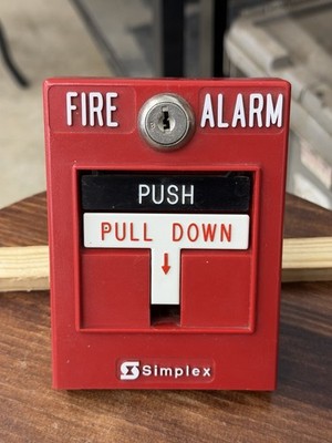 Simplex 2099-9761 Dual Action Fire Alarm Pull Station w/ Key
