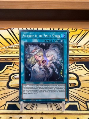 Yugioh Susurrus und die sündhafte Beute INFO-EN060 Super Rare
