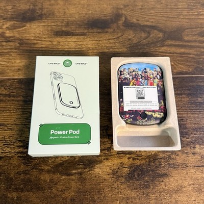 NEW - Casely PowerPod Magnetic Wireless PowerBank - The Beatles Limited Edition