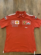 2004 Scuderia Ferrari Polo Shirt Fila - Michael Schumacher Marlboro (M)