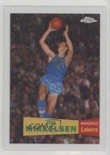 2007 Chrome 1957-58 Variations White Refractor 92/99 Vern Mikkelsen #43 HOF 09is