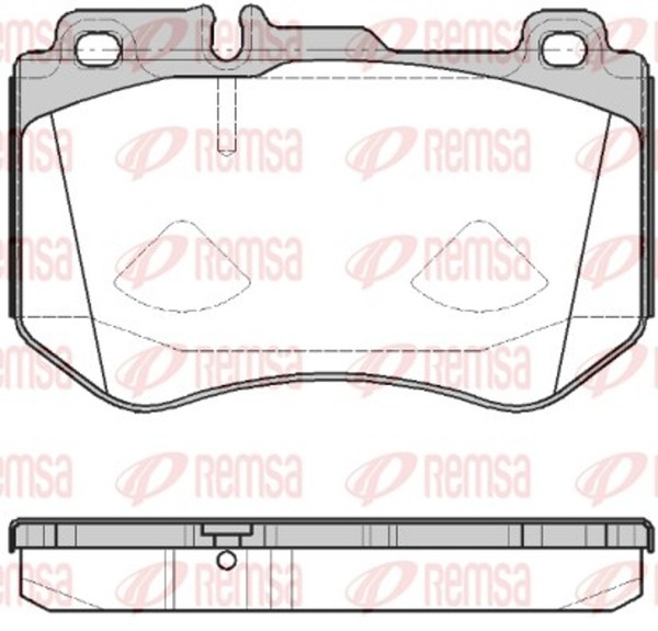 Remsa Bremsbelagsatz Scheibenbremse 1591.00 FüR Mercedes Klasse W205 Model S205-image