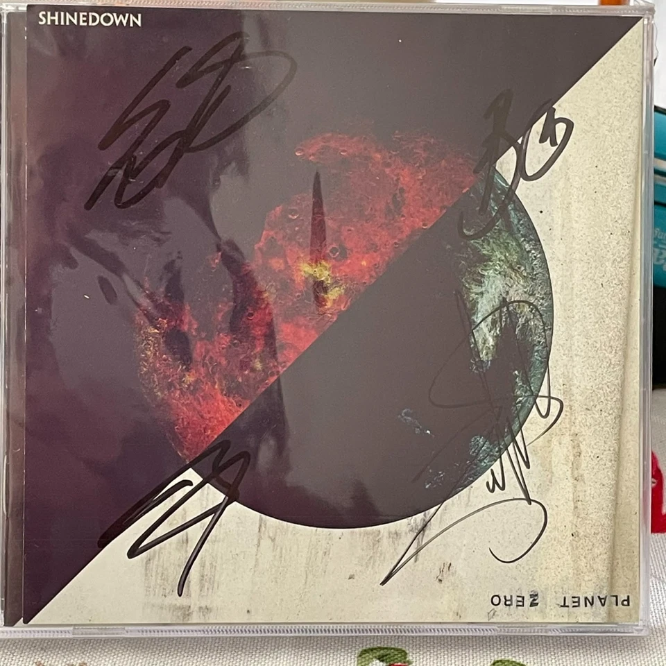 SHINEDOWN - Planet Zero CD w/Autographed Signed Band Insert Card Sealed NEW - Image 4 of 4