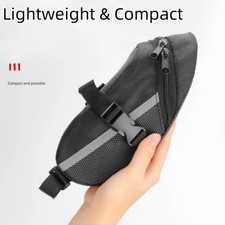 Bike Saddle Bag - Cycling MTB Tail Pack - Waterproof Under Seat Pouch Storage