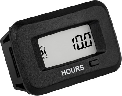 Runleader Digital Maintenance Hour Meter,Ac/Dc 5V to 277V for ZTR Lawn Mower Tra