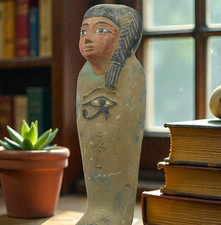 Egyptian Artifacts A Rare Authentic Pharaonic Statue Of Egyptian Ushabti BC