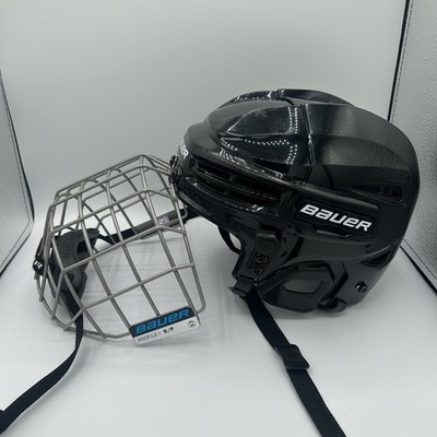 Bauer IMS 5.0 Full Face Ice Hockey Helmet Small Black Cage HECC Certified