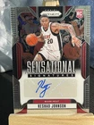 Keshad Johnson 2024-25 Panini Prizm Sensational Signatures Auto RC #SS-KSJ LE18