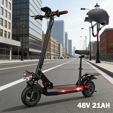 NEU 1000W Elektroroller 48V 18.6AH 10 Zoll Klappbarer Off-Road E-scooter …
