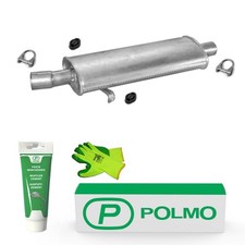 POLMO Auspuff Mittelschalldämpfer mit E-Prüfzeichen /1047