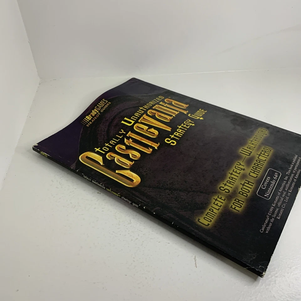 Castlevania BradyGames Guía de Estrategia Fundas Totalmente No Autorizadas Nintendo 64 Foto 3 de 4