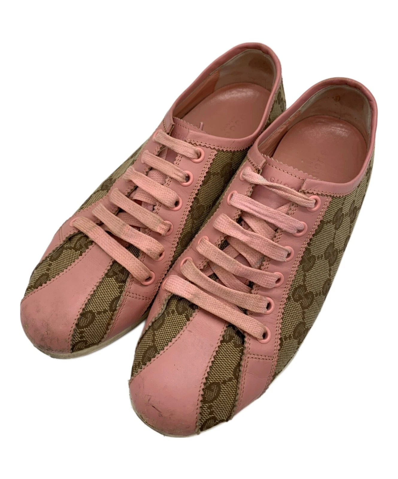 Baskets GUCCI/ (Gucci) beige taille:7