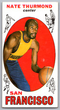 1969-70 TOPPS #10 NATE THURMOND SAN FRANCISCO WARRIORS ROOKIE