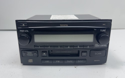 ✅ 2004-2007 Toyota Highlander AM FM Radio CD Cassette Player 86120-52241