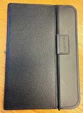 Amazon Black Leather Lighted CASE cover for Kindle keyboard model X0003C8YLX
