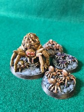 Riesenspinnenkönigin + 3 Schwärme - 28mm Fantasy Miniatur - Dark Forest - FDM Print