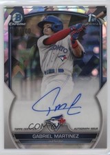 2023 Bowman Chrome Prospect Atomic Refractor 80/100 Gabriel Martinez Auto 0sd2
