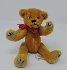 Ty Attic Treasure Woolie Gold 6" Jointed Teddy Bear 1992