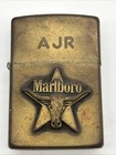 MTB- Vintage 1991 Marlboro Zippo Lighter In Box, SPARKS. Engraved AJR — photo 2