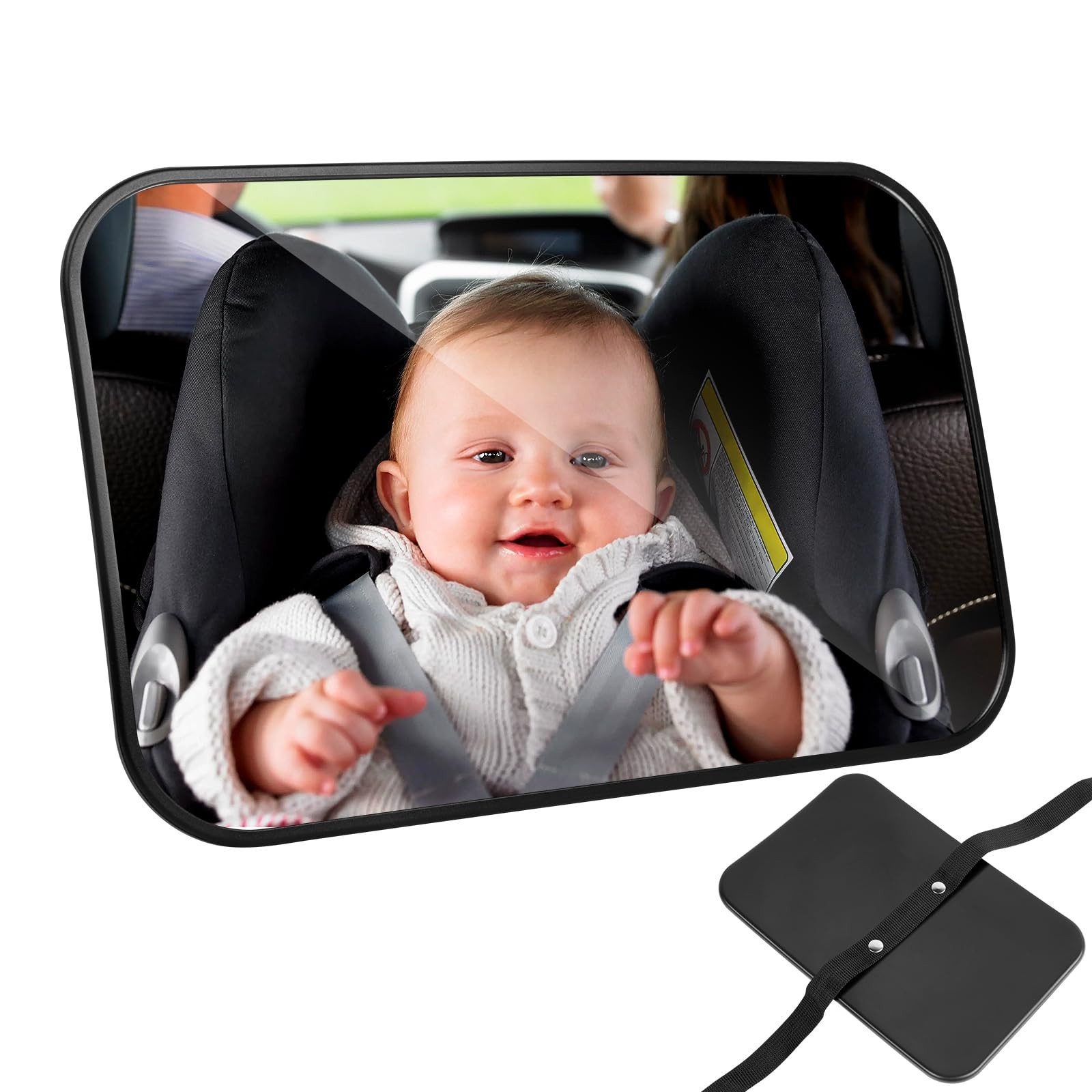 Miroir sécurité voiture bébé pour trajets sereins en famille dos route
