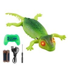 Wall Crawler Gecko - Remote Control Lizard with LED Eyes Climbs Wall