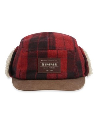 Kalten Wetter Mütze Rote Buffalo Karos L/XL Simms