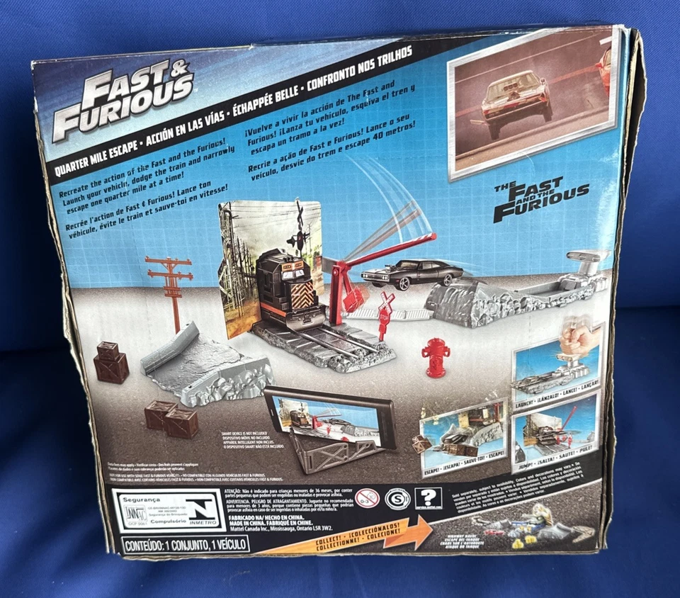 Fast & Furious Quarter Mile Escape Playset with 1970 Dodge Charger 1/4 Mile - Image 3 of 4