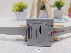 Sega Saturn Console Watch Wristwatch Sakura Wars 2 Disc T-Arts Japan Grey Model