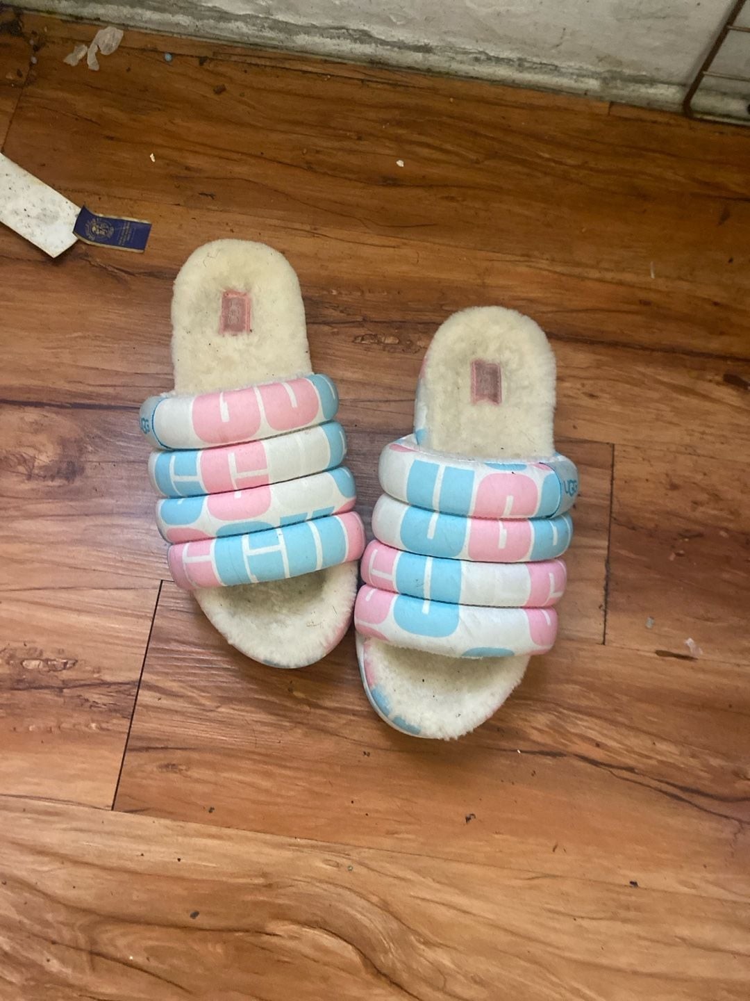 UGG Maxi Pride Slide Platform Slipper Sandals Pin… - image 1