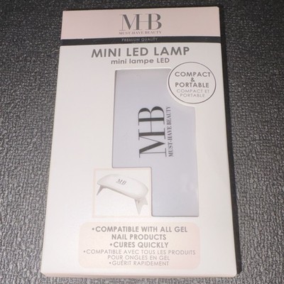 Led Lamp Gel Nails Compact Portable Quick-Dry By Must Have Beauty Glam Beauty