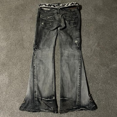 Tornado Mart Lace up Flared jeans | eBay Tornado Mart Lace up Flared jeans | eBay