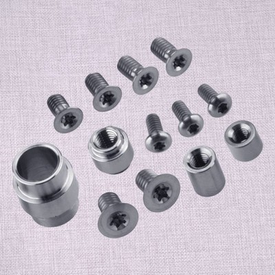 Titanium Complete Hardware Screw kit Fit For Spyderco Paramilitary 2 PM2 C81 vb