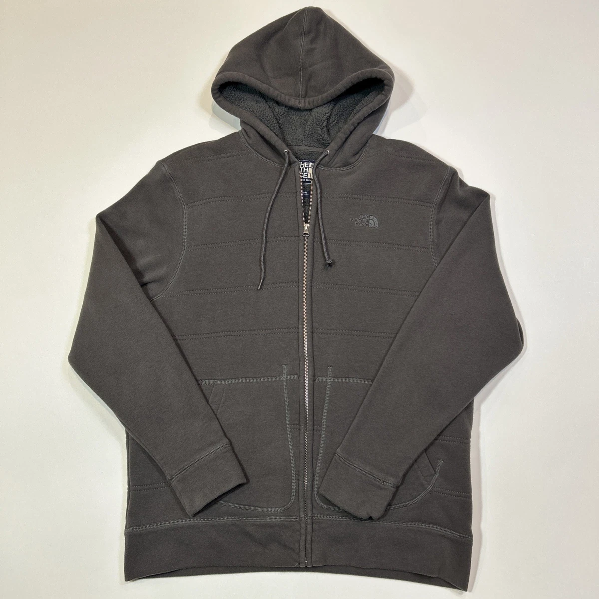 Sweat North Ridge Homme – Gris, 1/4 Zippé, Taille XL – Polaire – Idéal Randonnée