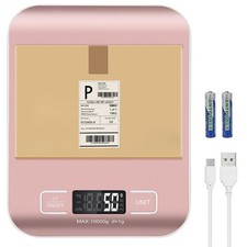 Shipping Scale,Stainless Steel Panel, Accurate 10kg1g Portable Postal Scale for