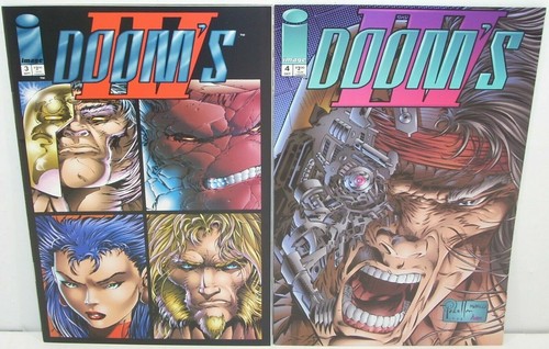 Image Comics DOOM'S IV 1-4 (of 4) / 5 Issues 1994 Rob Liefeld Youngblood - Picture 4 of 4