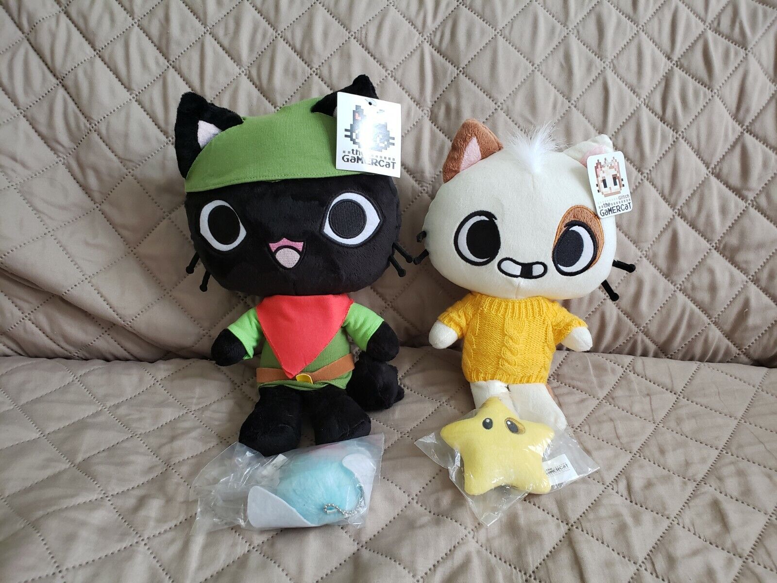 GAMERCat and Glitch Plushies