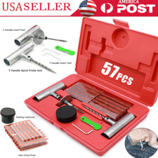 57pcs Car Tire Repair Tool Kit Heavy Duty Flat Tire Repair Kits Plug Patch Truck 57pcs Car Tire Repair Tool Kit Heavy Duty Flat Tire Repair Kits Plug Patch Truck