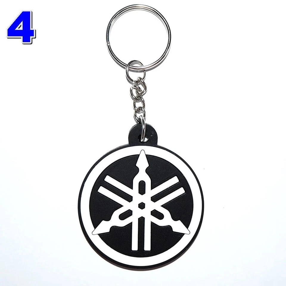 C13 Yamaha Rubber Keychain Keyring Motorcycle KeyRing Racing Collectables Gift - Image 4 of 4