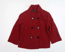 Ground Pepper Womens Red Jacket Size 12