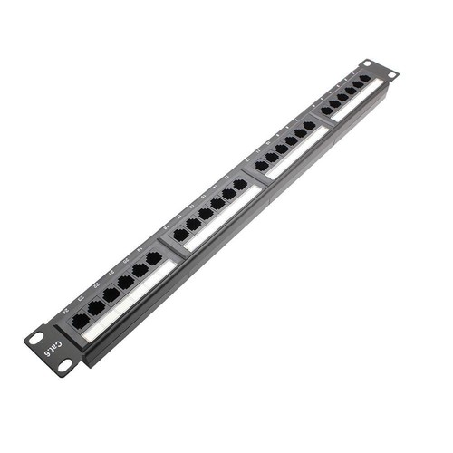 12 Port/24 Port RJ45 Ethernet LAN Network Rack Network Patch Panel - Photo 8/15