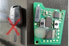 VAUXHALL ASTRA H ZAFRIA B FIXED KEY FOB REMOTE CIRCUIT BOARD UNLOCKED CHIP