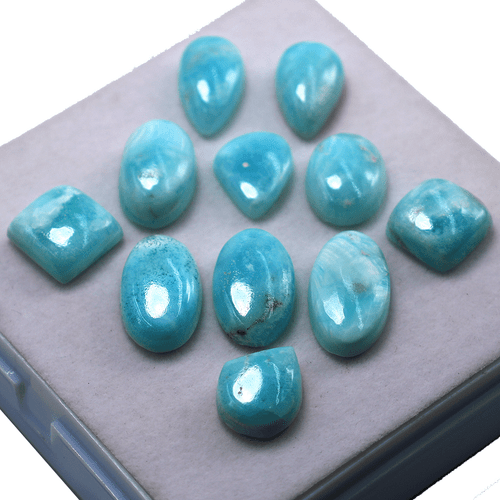 11 Stck. Natürlicher Aragonit Hochwertig 14mm-24mm Cabochon Unbehandelt Edelsteine Posten - Bild 7 von 12
