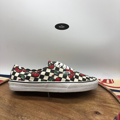 Cherry Checkered Vans Gum Sole Cherry Vans Vans Men Authentic